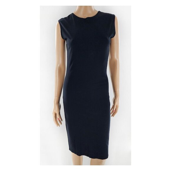 ANTEPRIMA Black Sheath Dress Made in Japan - Picture 1 of 7